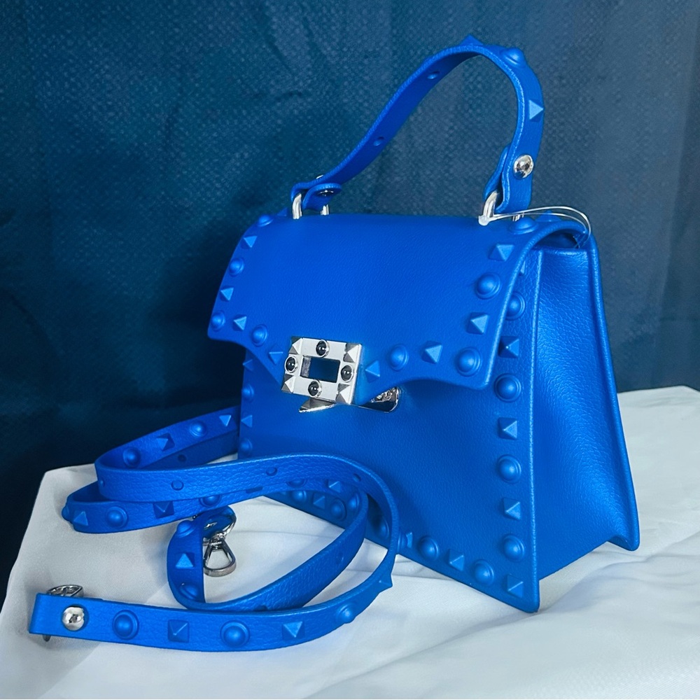 Blue Elegant Handbag